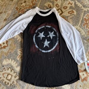 Black and White Long Sleeve Tee